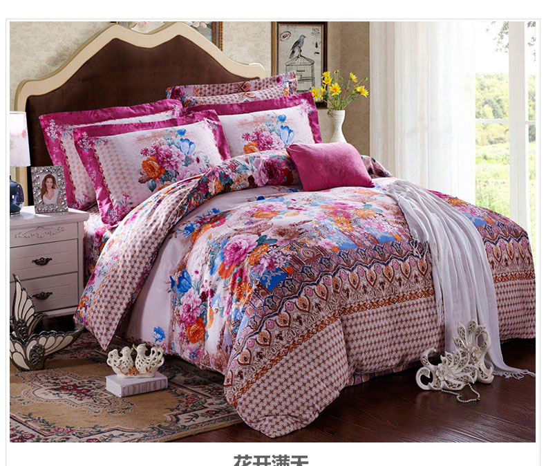 加厚全棉斜紋磨毛大版花床上用品四件套 廠家直供，特價(jià)批發(fā)全解析